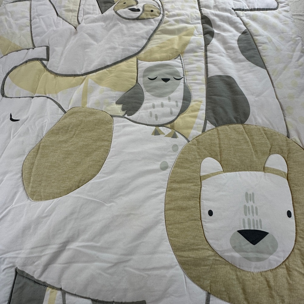 Cloud Island Baby Unisex Blanket Jungle Theme Sz 41" x 31 " - Picture 2 of 8